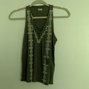 Olive green Hollister tank